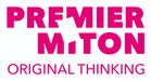 PremierMiton logo stacked strapline magenta CMYK 100mm