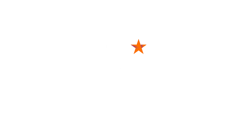 Defaqto Market Pricing Stacked White RGB