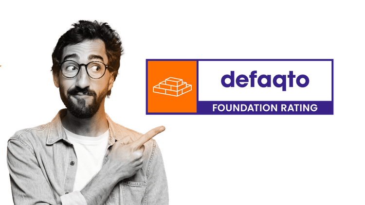 Defaqto Image Foundatino rating banner