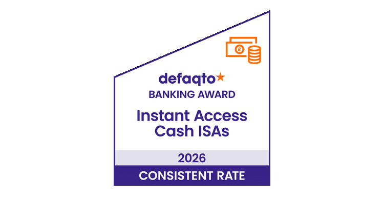 banking award banner instant access cash isas website banner