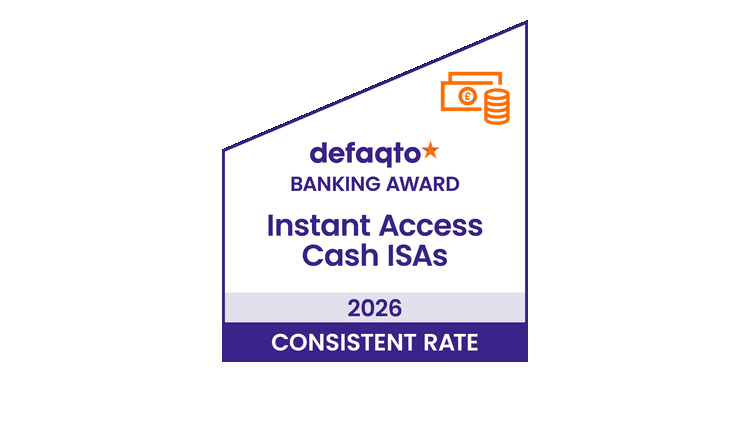 banking award banner instant access cash isas website banner