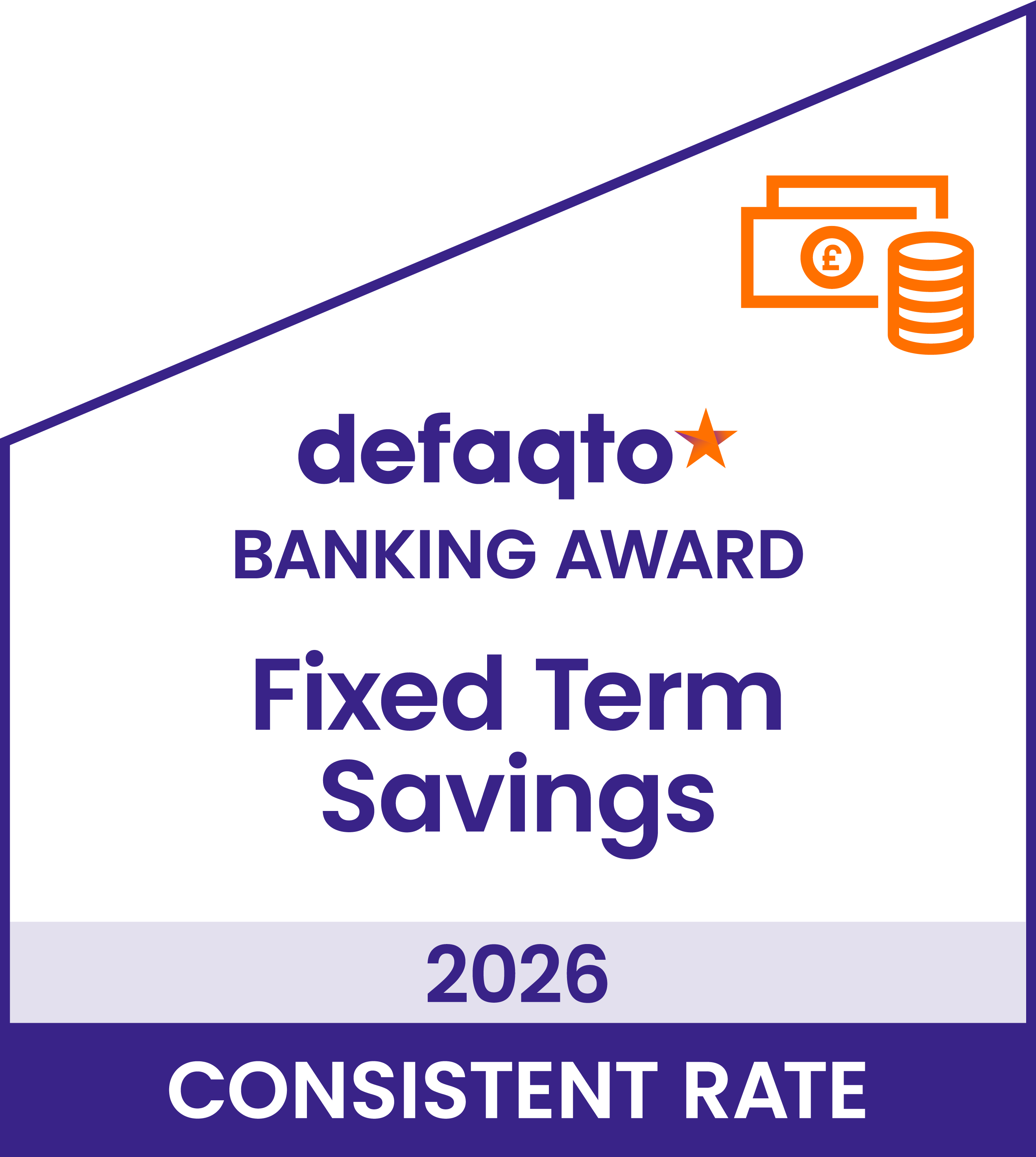Defaqto Banking Award 2026 Fixed Term Savings